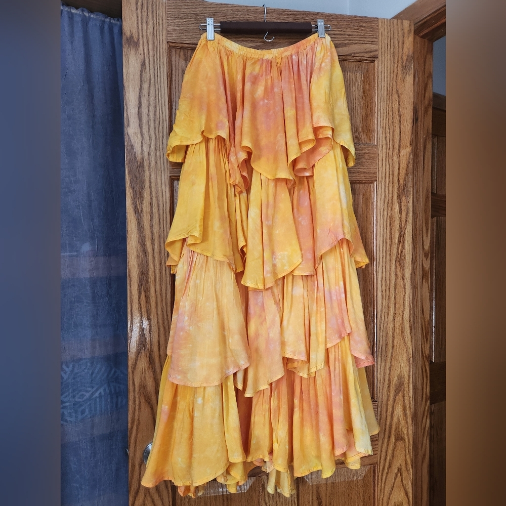 Washed Ashore Free People Maxi Skirt - Picture 3 of 4